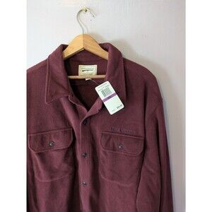 Field & Stream Long Sleeve Polar Fleece shirt jacket,button Up mens 2XL XXL NWT